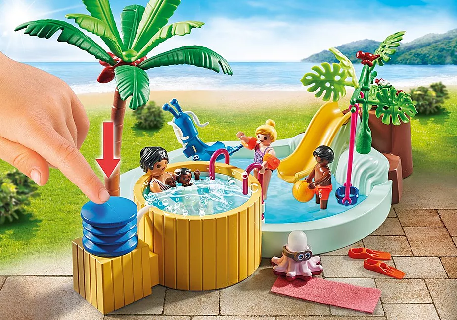 Kinderbecken mit Whirlpool