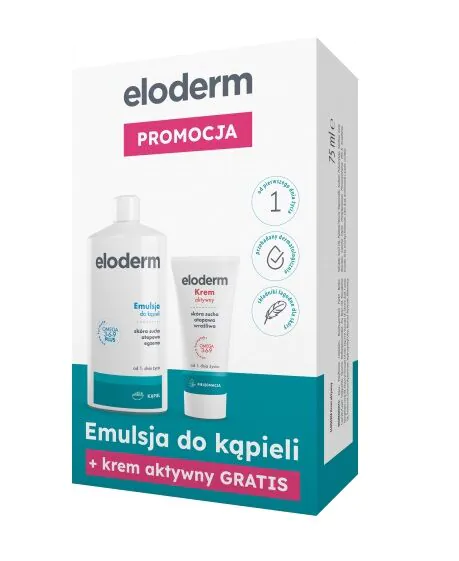 Σετ κρέμας μπάνιου Eloderm + ενεργού γάλακτος