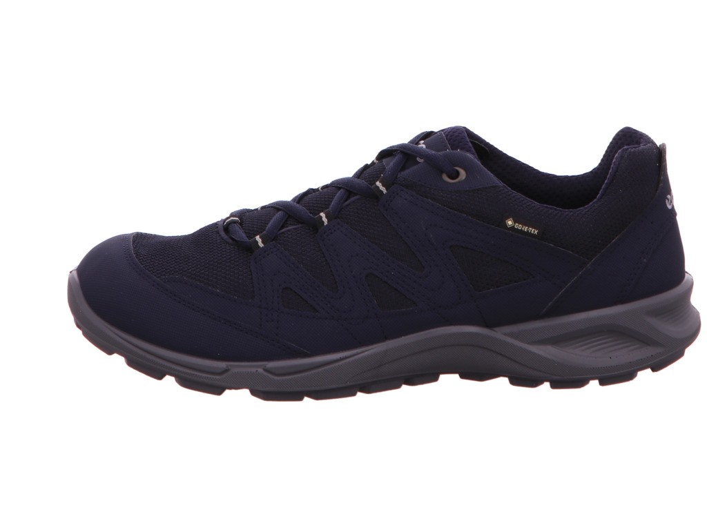 ECCO Freizeit Schnürer blau Outdoor