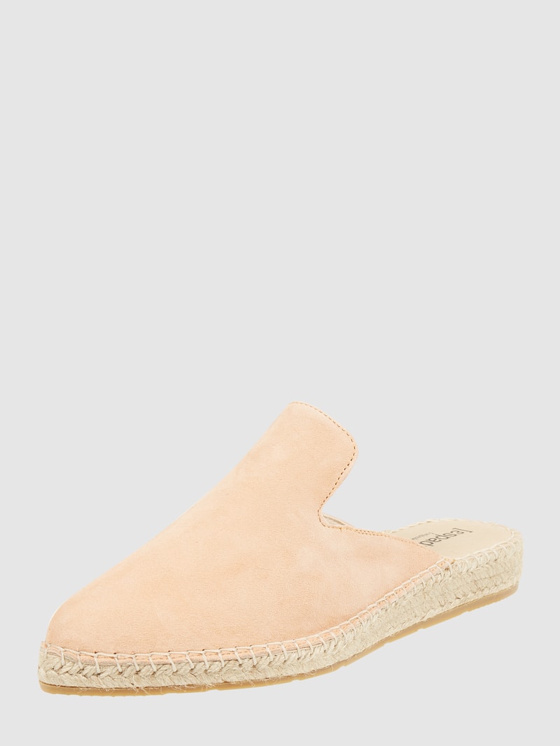 Pantolette aus Leder Modell 'Marrakesh' in apricot