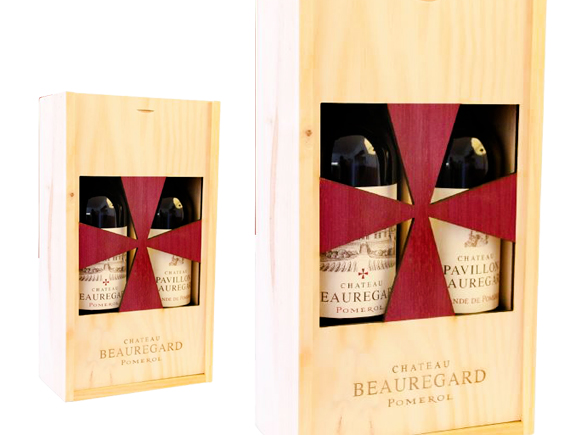 Château Beauregard Coffret Spécial 2 Bouteilles Bordeaux Pomerol