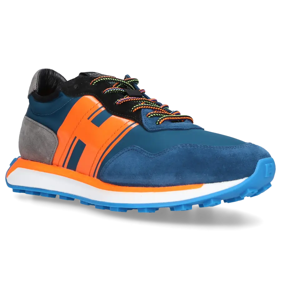 Hogan - Sneaker low H607 Veloursleder - blau