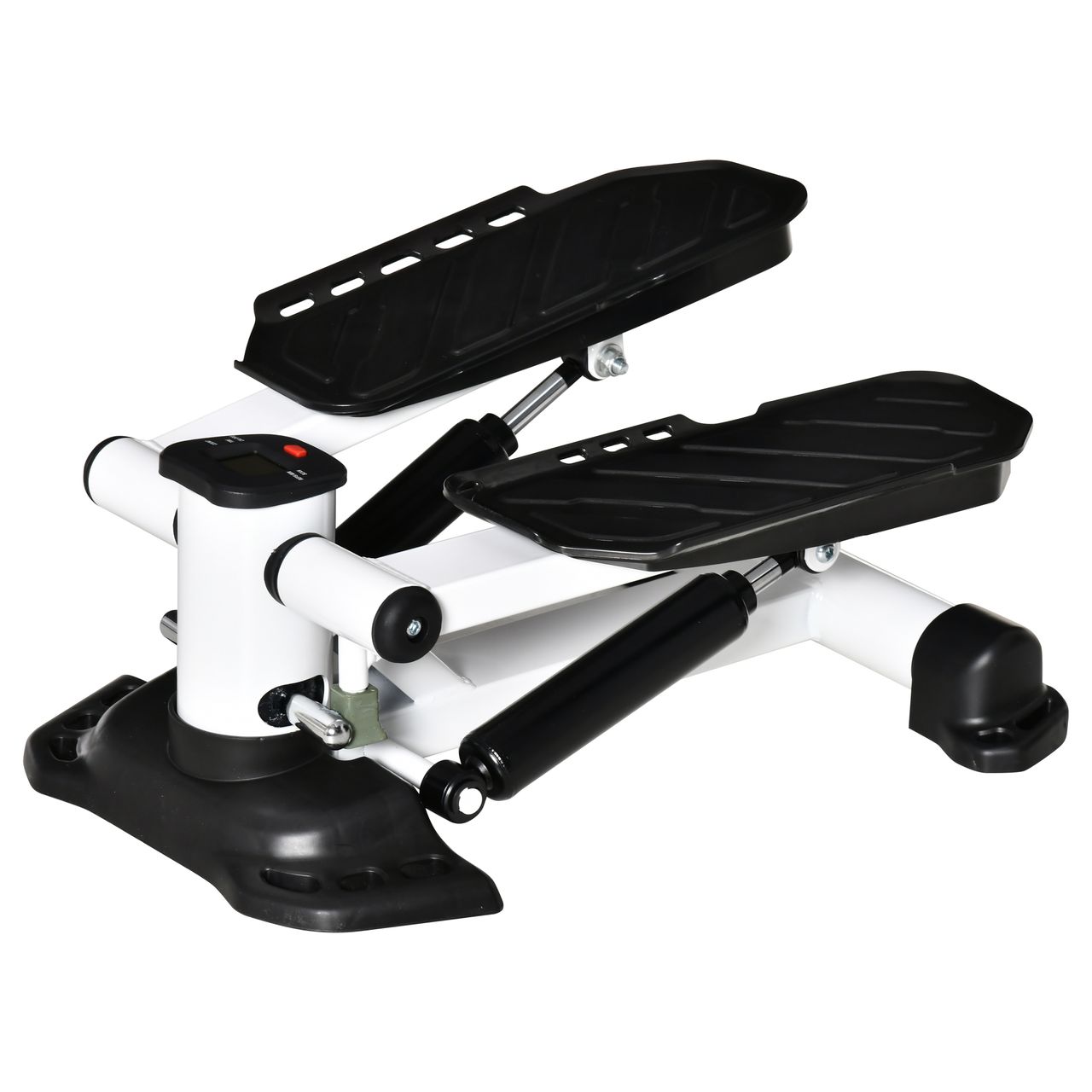 HOMCOM Mini Stepper Minifahrrad Metall ABS Weiß Schwarz