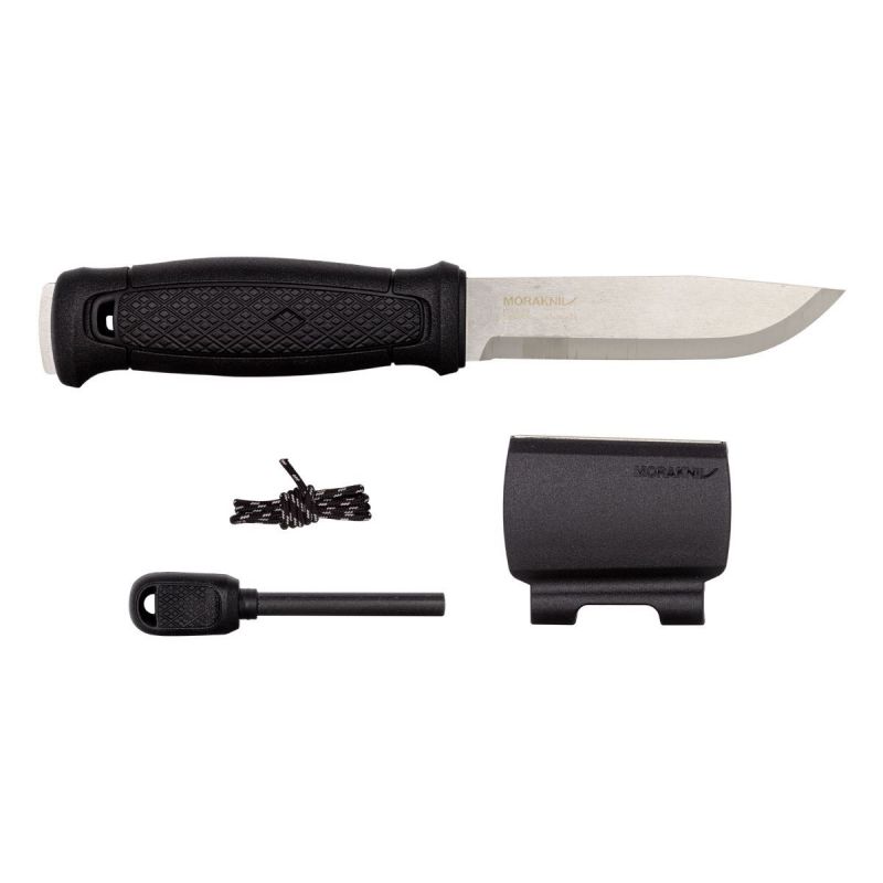 Morakniv Garberg Schwarz mit Überlebenskit (13914)