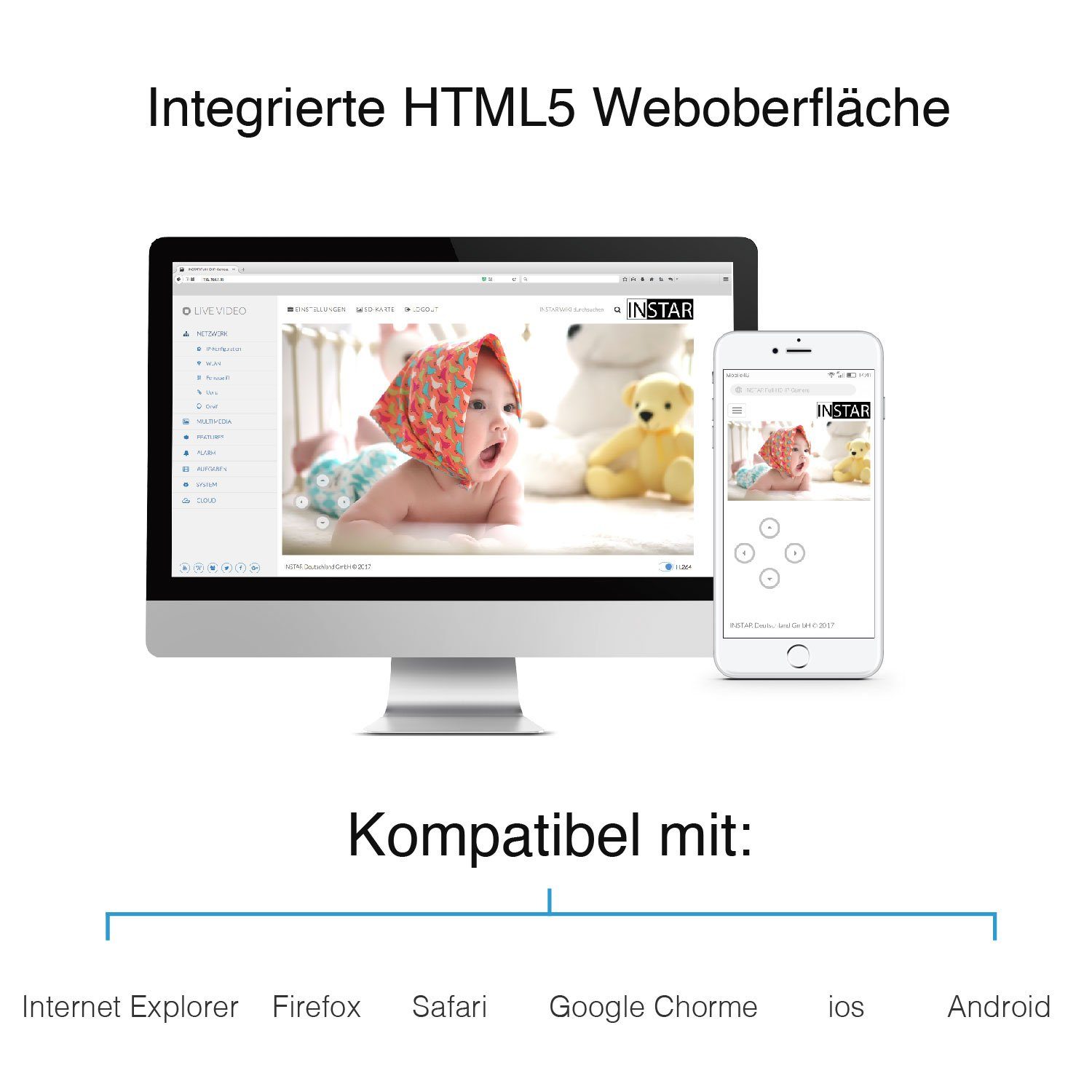 INSTAR IN-8401 2K+ IP-Überwachungskamera