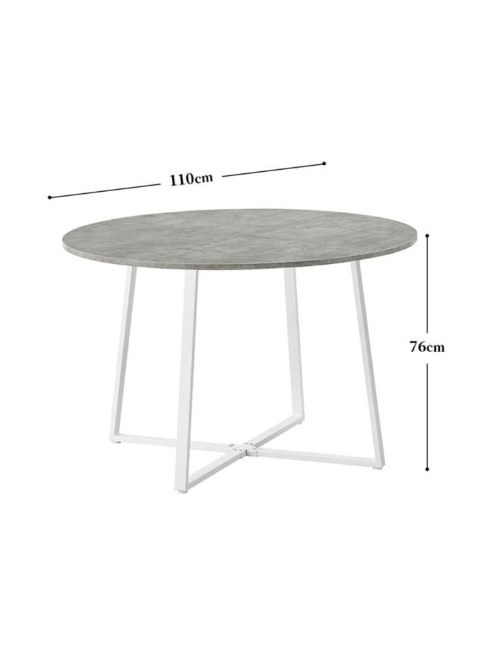 B&D Home Esstisch NOA in Natureiche - (B)110 x (H)76 x (T)110 cm günstig kaufen onesize
