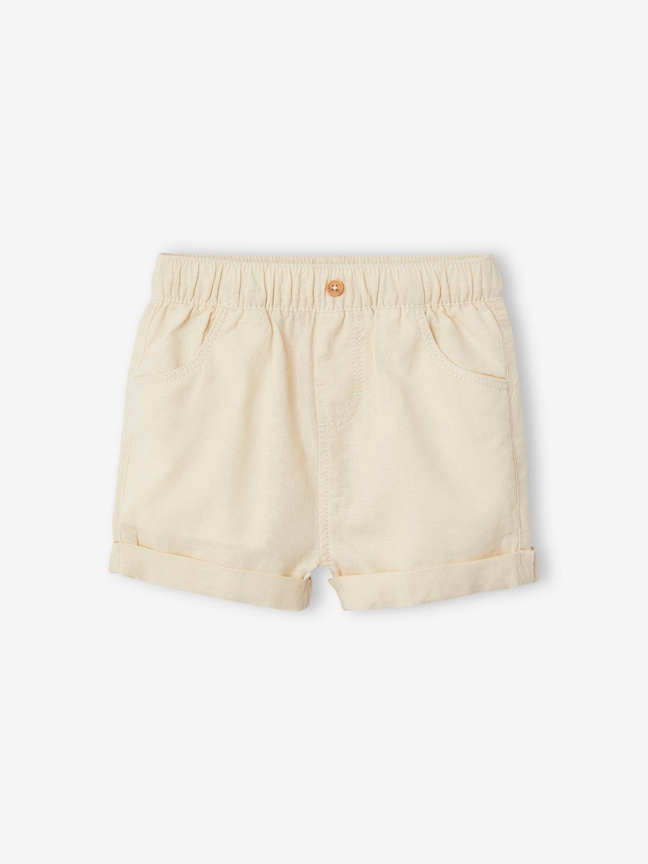 Vertbaudet Baby-Set: T-Shirt & Shorts - himmelblau