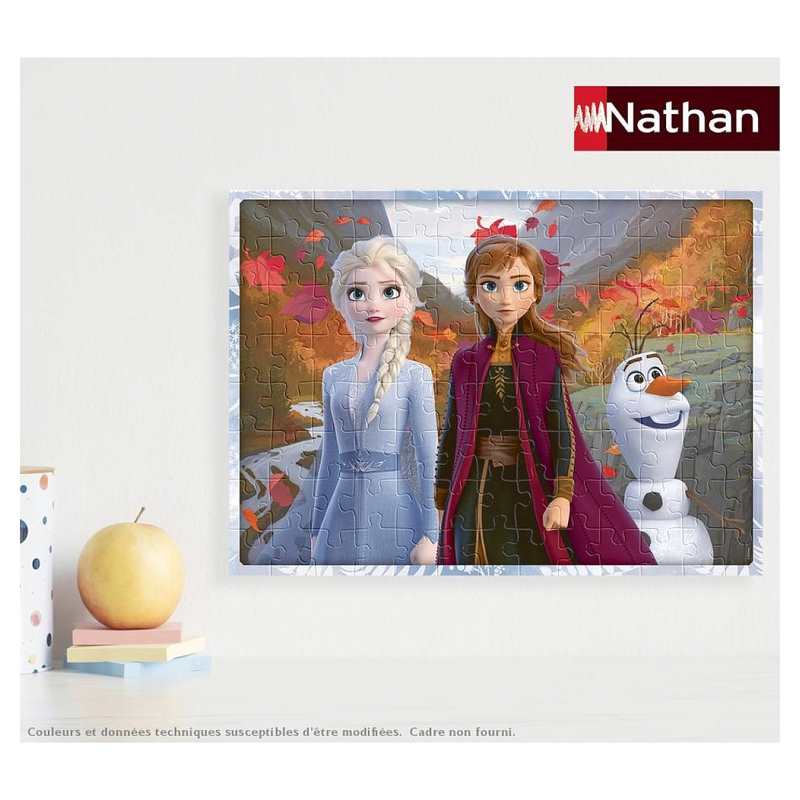 Puzzle Un monde magique 100 pièces, DS la Reine des neiges 2