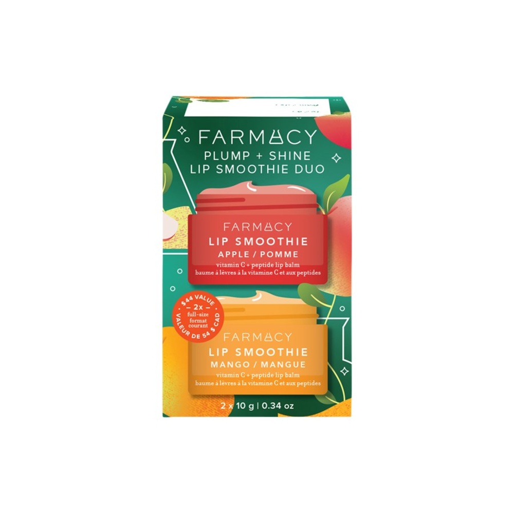 Farmacy Beauty Plump + Shine Lip Smoothie Duo Soin visage