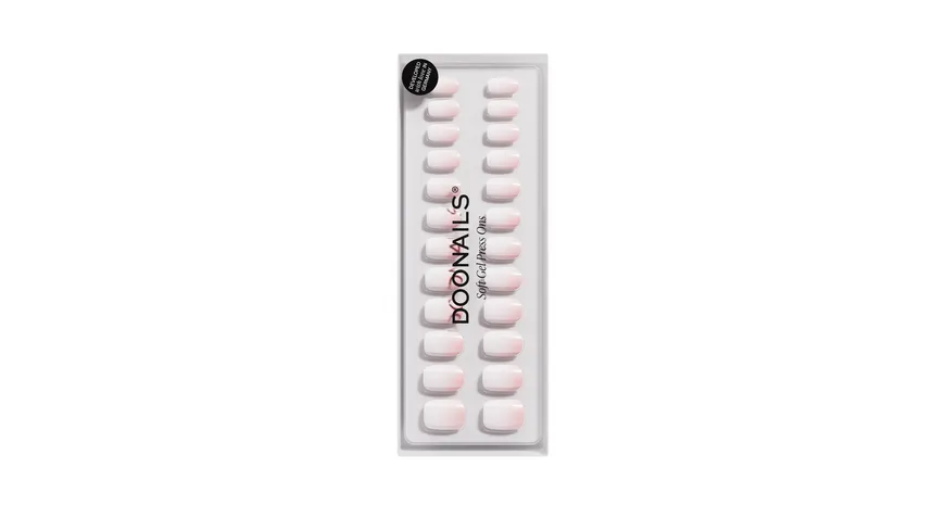DOONAILS Soft Gel Press Ons Babyboomer Short Square Babyboomer - Babyboomer