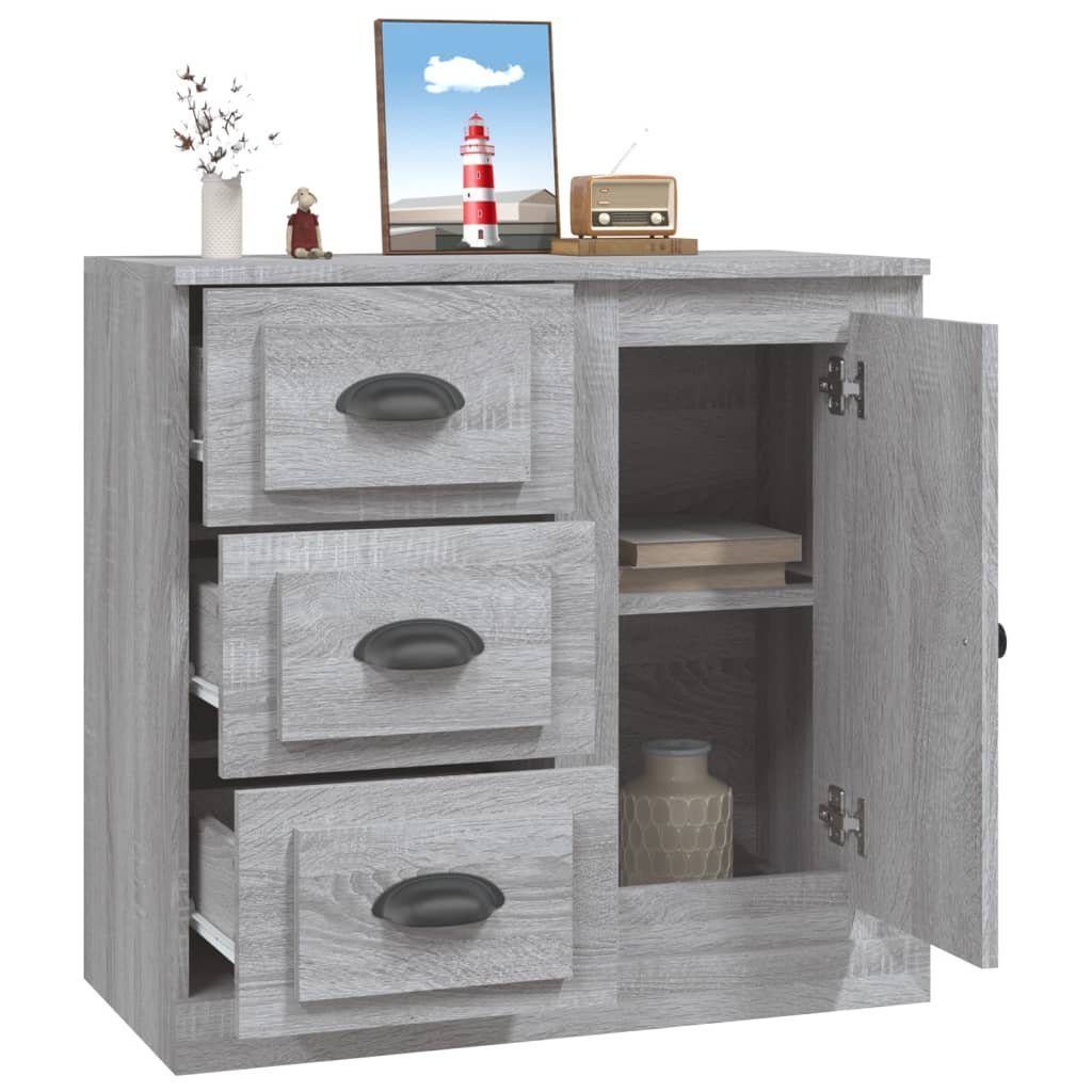 vidaXL Sideboard Sideboard Grau Sonoma 70x35,5x67,5 cm Holzwerkstoff (1 St)