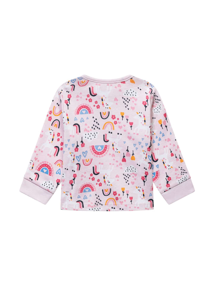 Minoti 2er-Set: Longsleeves Loved 2 in rosa günstig kaufen