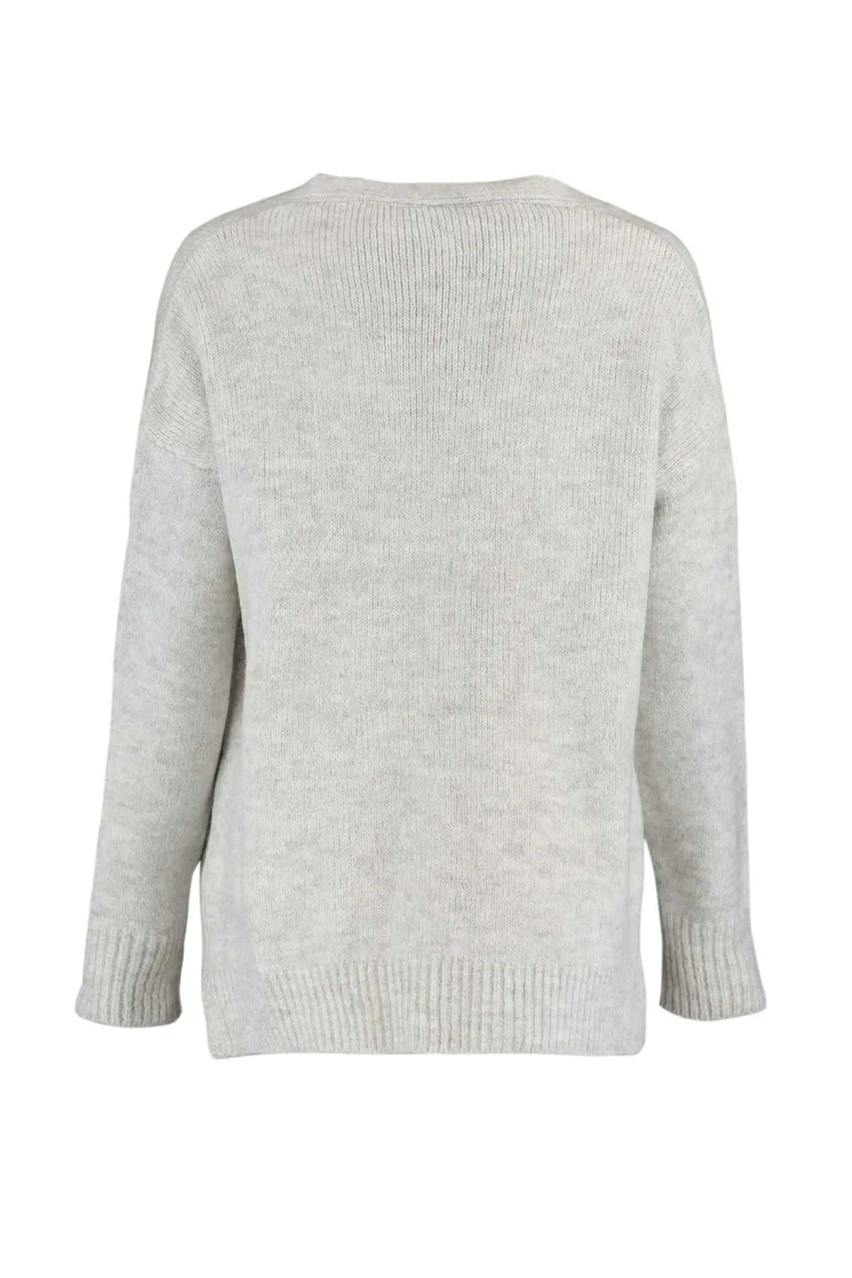Trendyol Collection  Stone Basic Weich Strukturierte Strick-Strickjacke TWOAW20HI0213