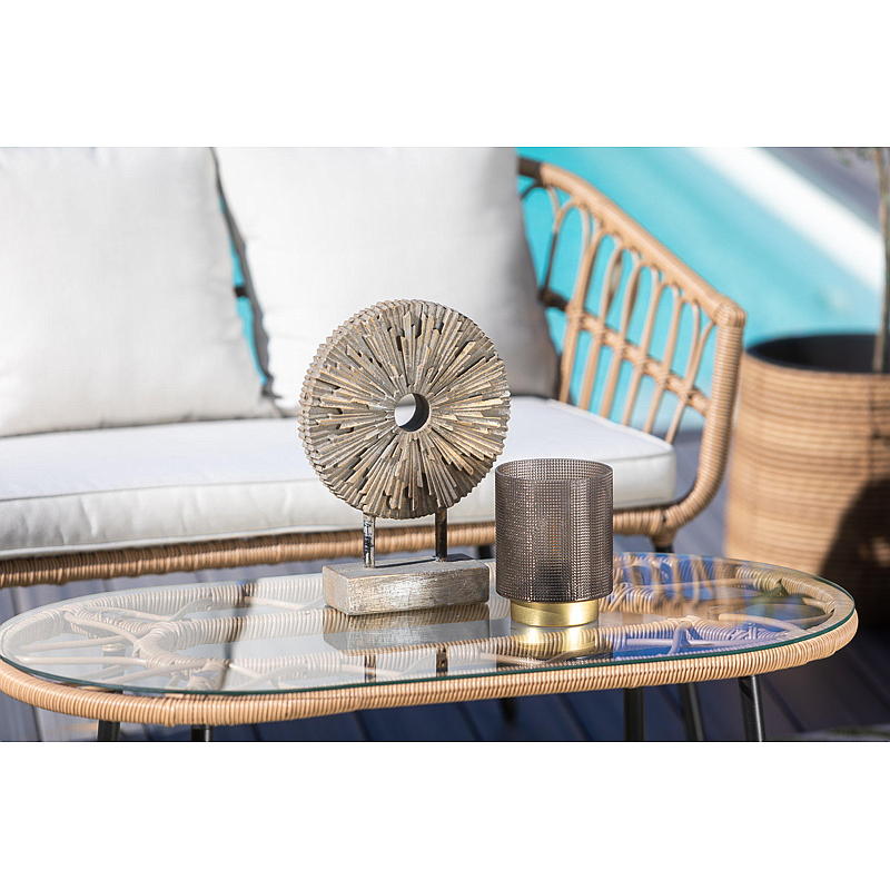 Home Dekor Circle 22,5x7,5x32 cm sement