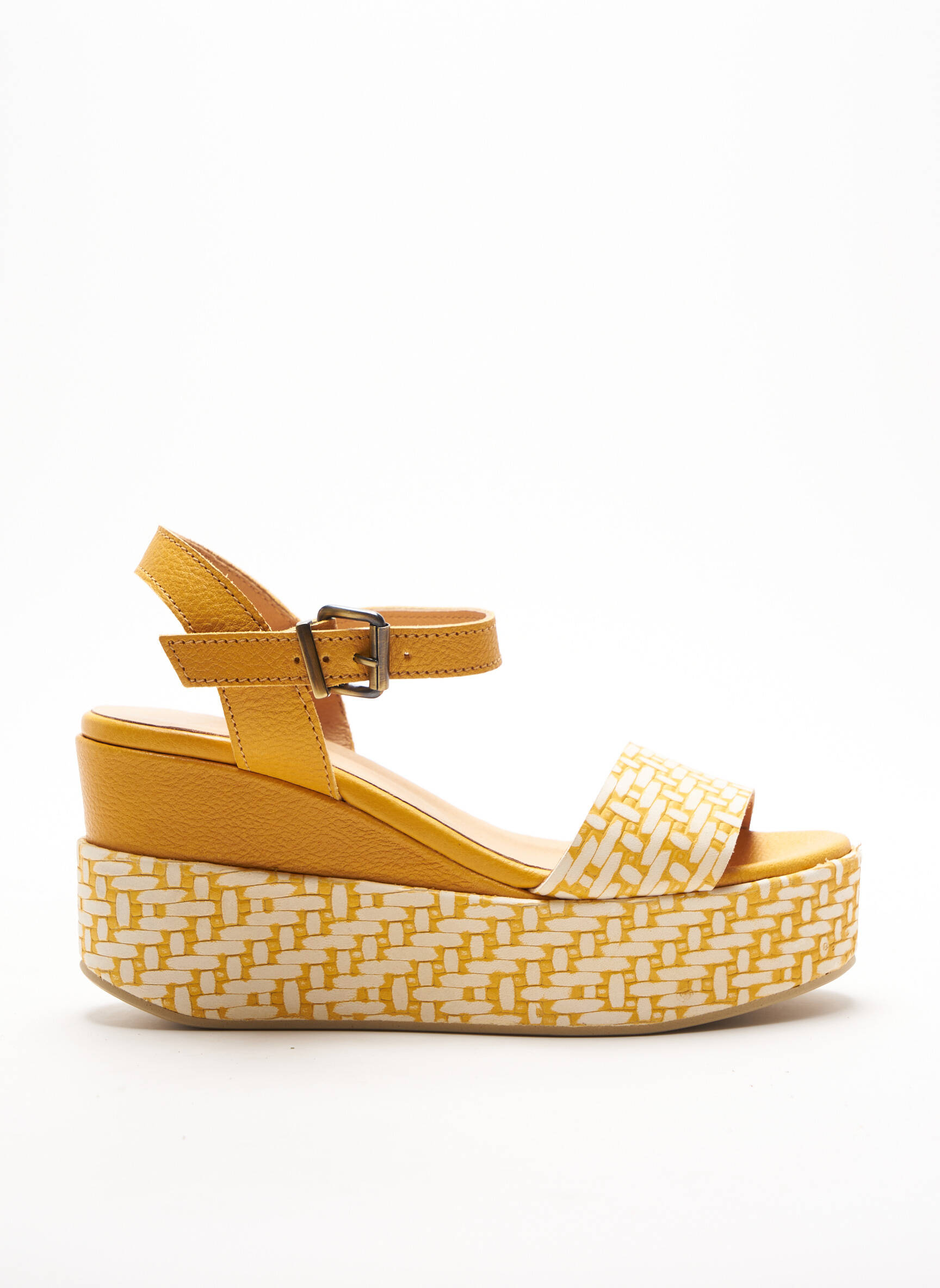 Minka Design Sandales Nu Pieds Femme couleur jaune