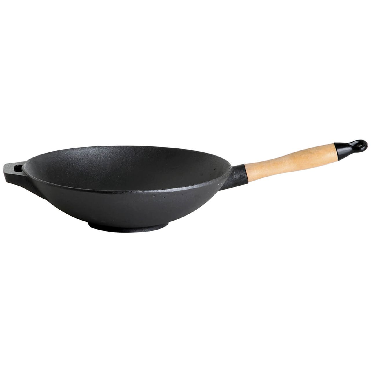 Allgrill Gusseisen-Wok 30 cm, geeignet für alle Herdarten inkl. Induktion