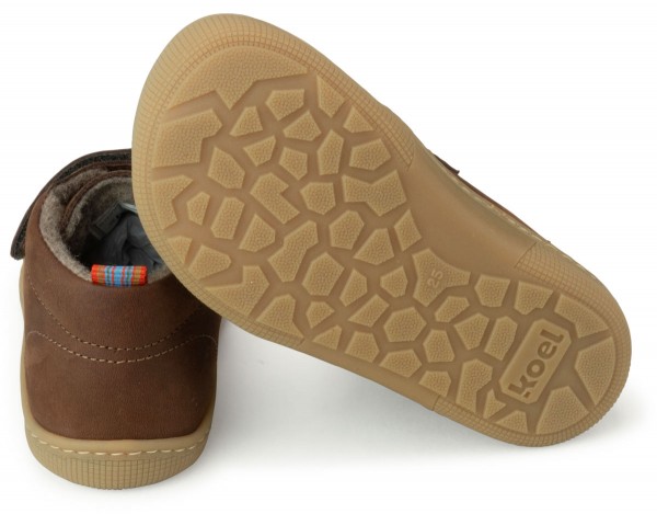 Koel bare ~ Don MidCut Klettschuh Wollfleece ~ Chocolate