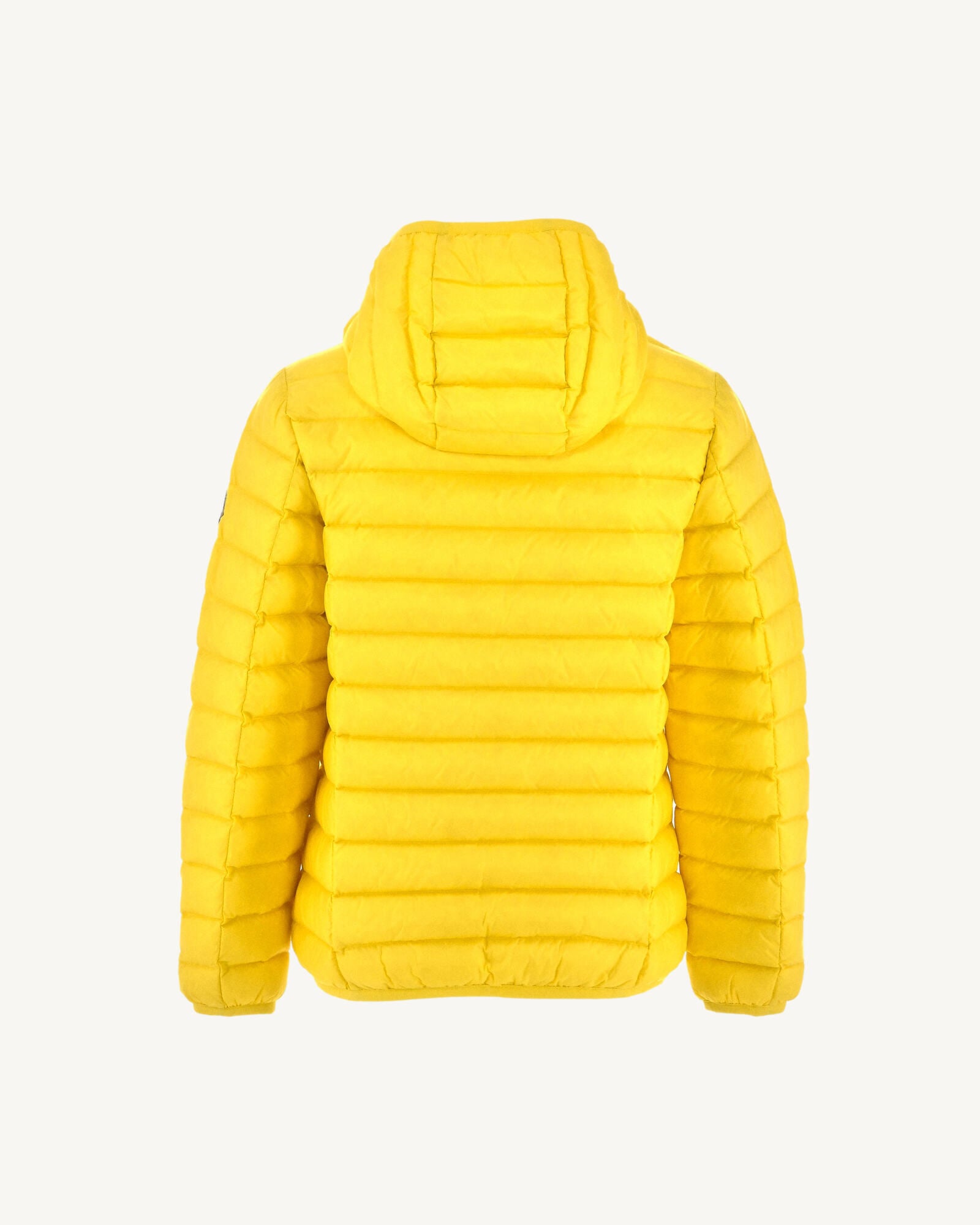 Doudoune légère à capuche enfant Jaune or Hugo