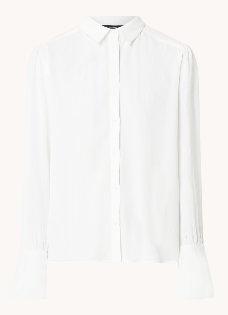 French Connection  Cecile blouse met trompetmouw