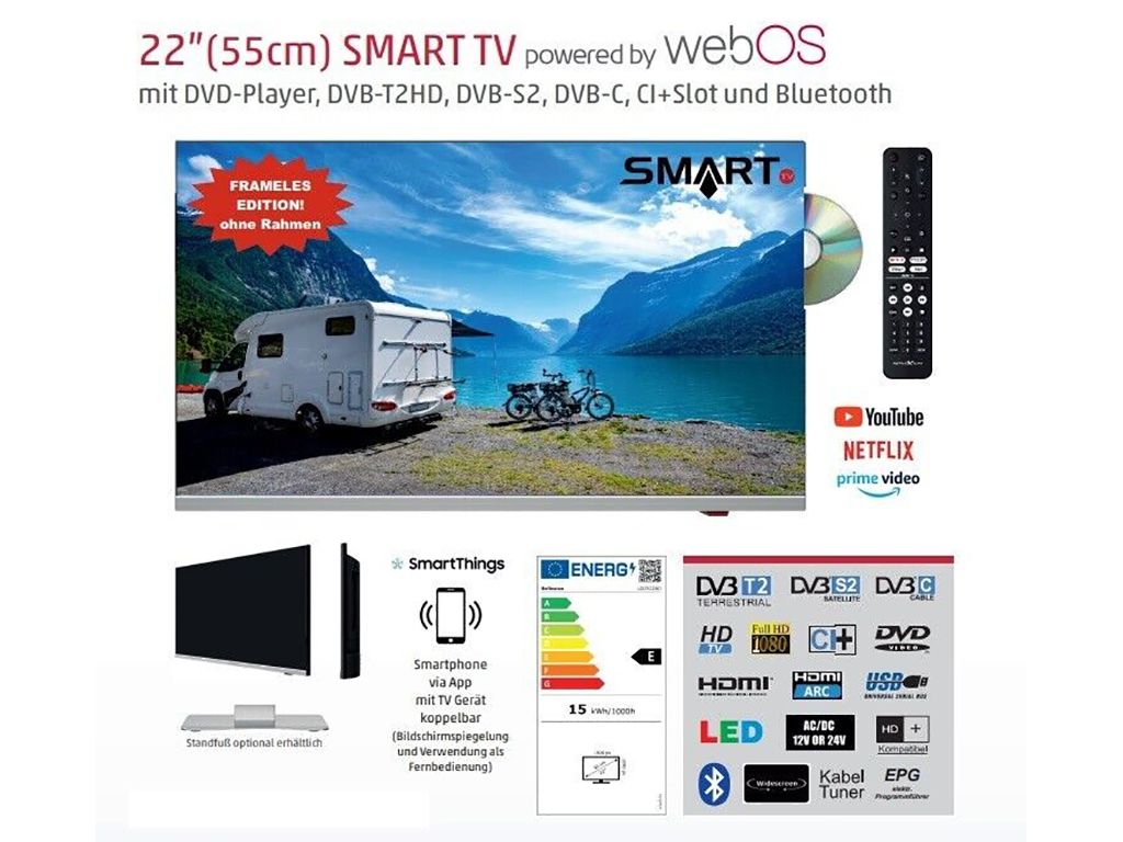 Reflexion LDDX22iBT Camping LED TV