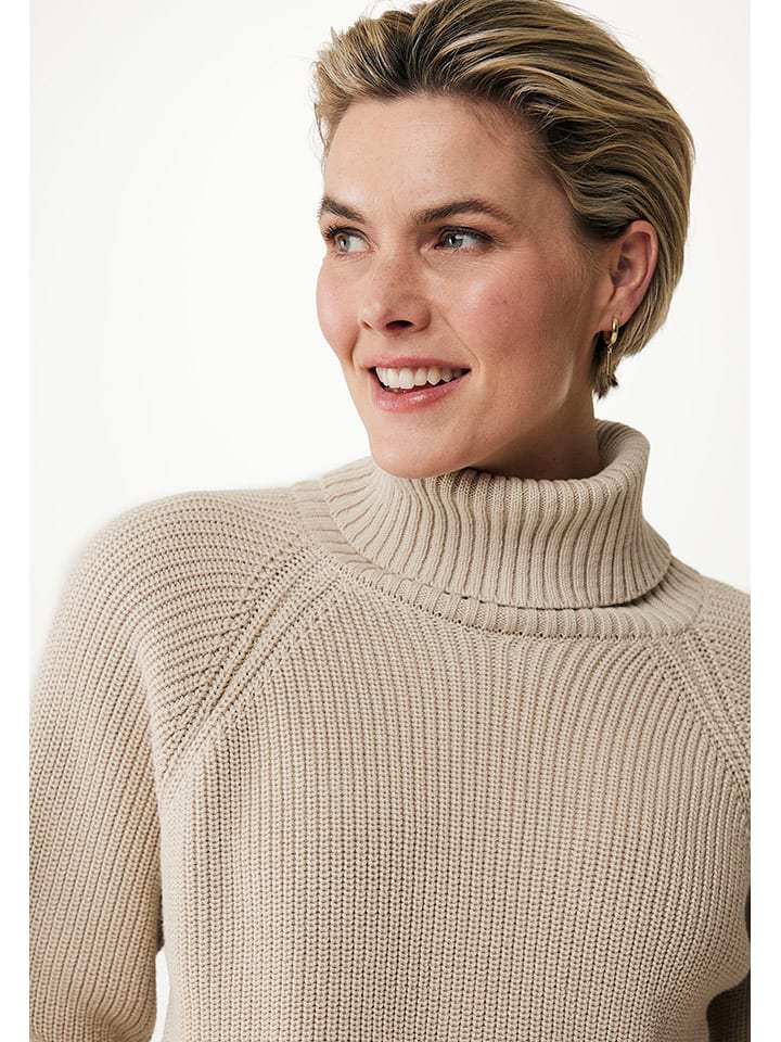 Mexx Rollkragenpullover in Beige günstig kaufen