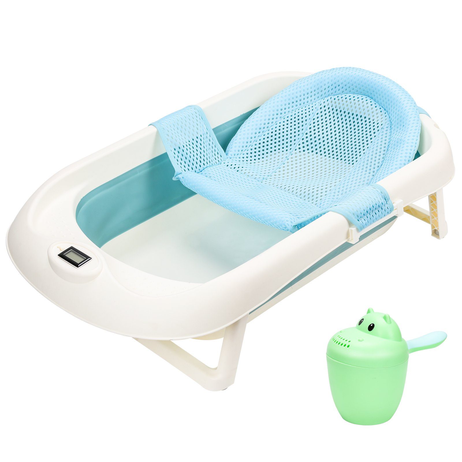 Clanmacy Babybadewanne Babywanne Baby Badewanne Kinder Babybadewanne Faltbare Babywannen