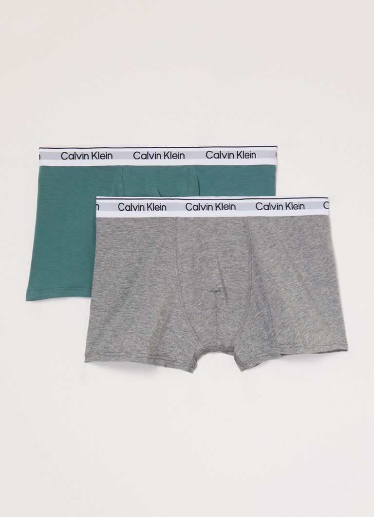 Calvin Klein Boxer Shorts with logo waistband in a 2-pack