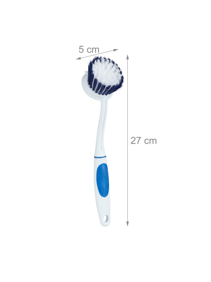 relaxdays 12 x Spülbürste in Weiß-Blau günstig kaufen onesize