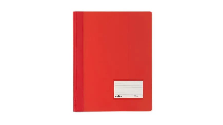 DURALUX Schnellhefter A4 PP rot rot