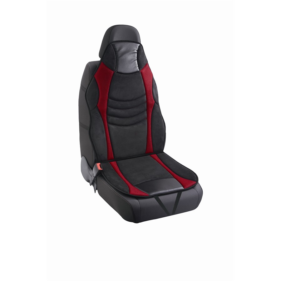 Sitzauflage Racing von Norauto, rot-schwarz, 1 Stück - ATU