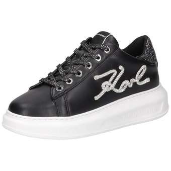 Karl Lagerfeld Kapri Signia Rhinestone Lo in schwarz