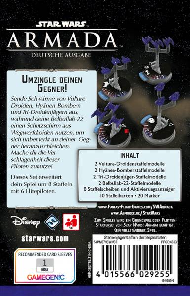 Star Wars: Armada - Sternenjägerstaffeln der Separatisten (Erw.)