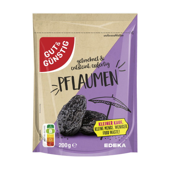 Gut & Günstig Trockenpflaumen 200G