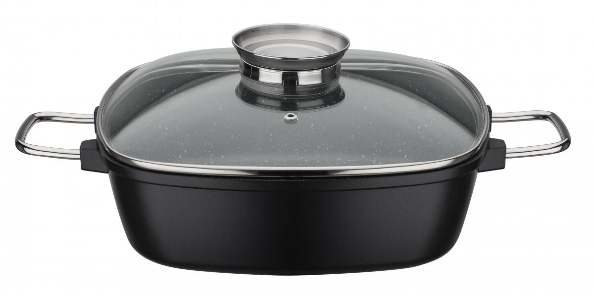 GSW Viereckbräter Gourmet Granit 28 x 28cm