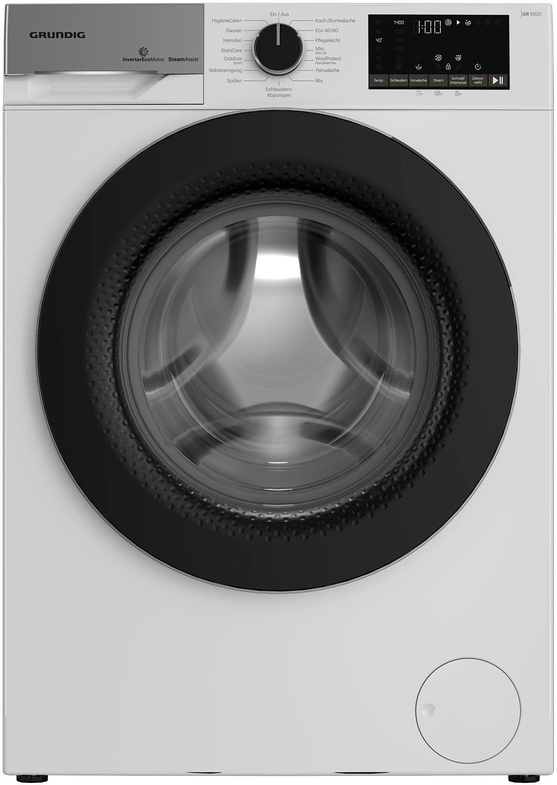 Grundig Waschmaschine GW5P58410W, 8 kg, 1400 U/min