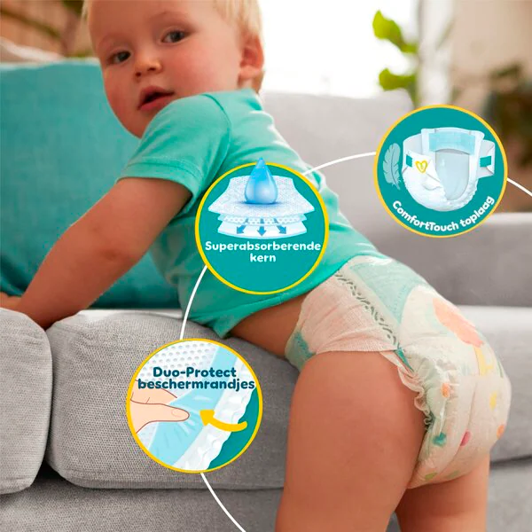 Pampers Baby-Dry Size 8 Diapers size 8 (17 kg), 86 pieces
