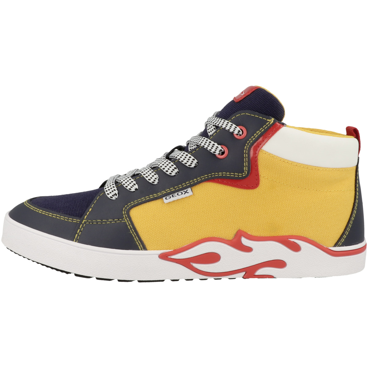 Geox J Alphabeet B. F Sneaker mid gelb