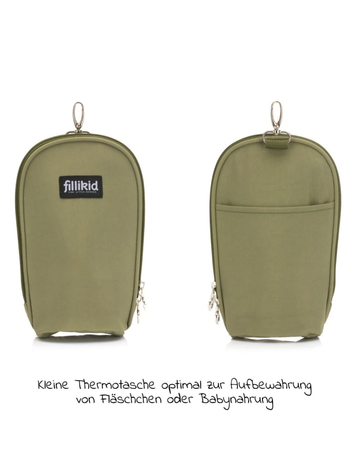 fillikid Wickeltasche Palma mit Wickelunterlage und Thermotasche in gruen günstig kaufen onesize