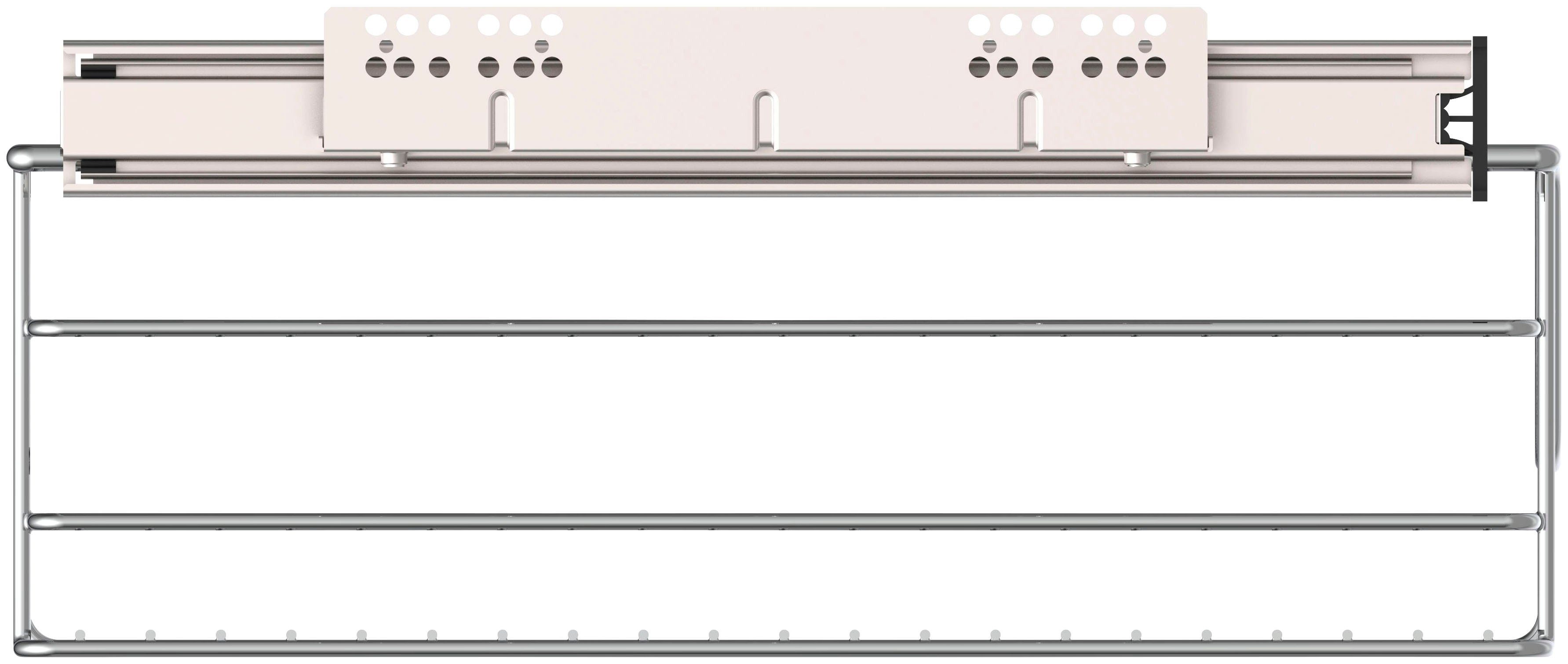 Schütte Auszug Teleskopschublade, Teleskopschublade, 500 x 150 x 450 mm, für Breite 60 cm, Chrom
