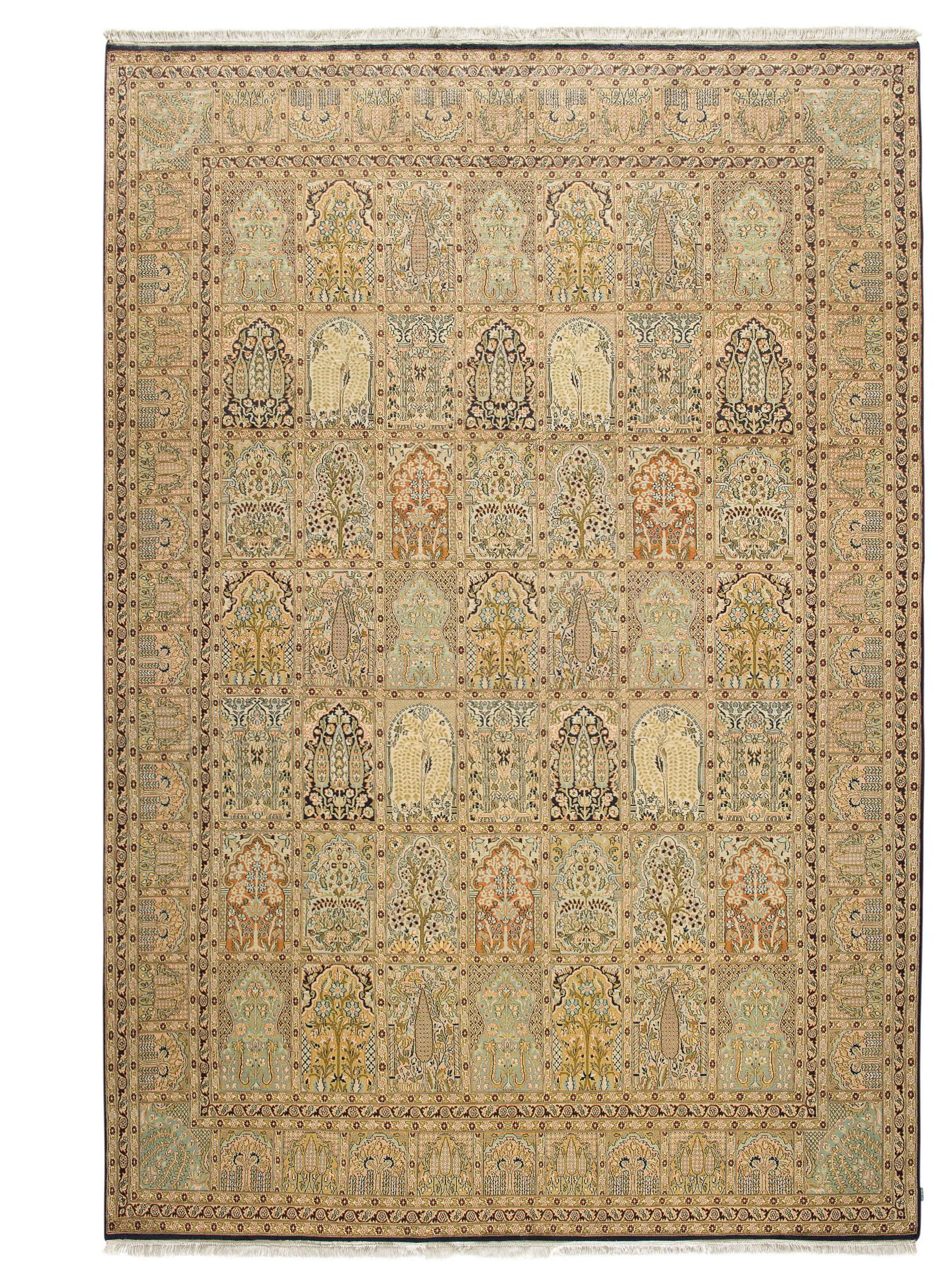 Kaschmir Seide 18/18 ca. 244 x 349 cm, Unikat / Einzelstück