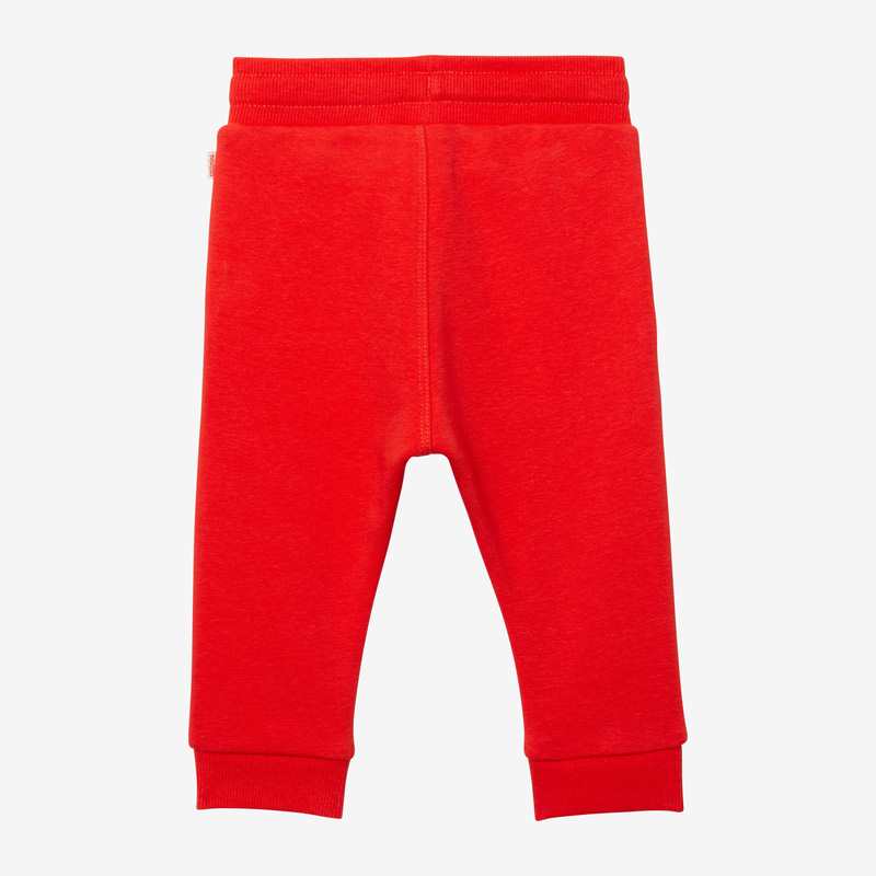 Jogging bébé garçon rouge bandes en coton recyclé Catimini
