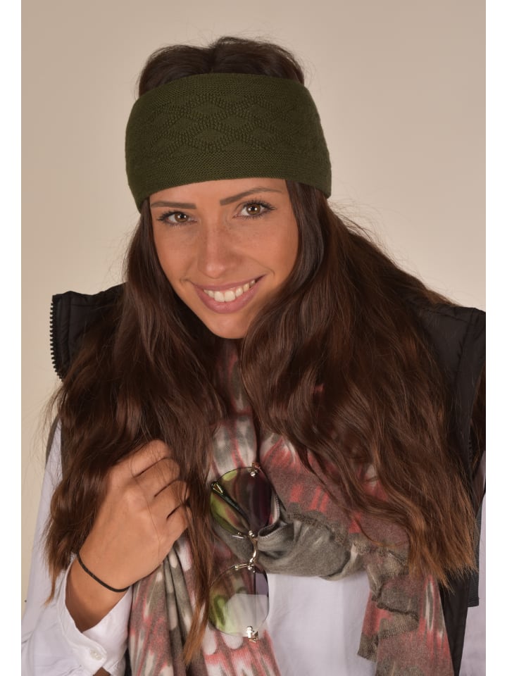 styleBREAKER Strick Stirnband in Dunkelblau günstig kaufen onesize