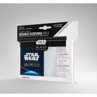 Star Wars: Unlimited Art Sleeves Double Sleeving Pack – Space Blue (122)