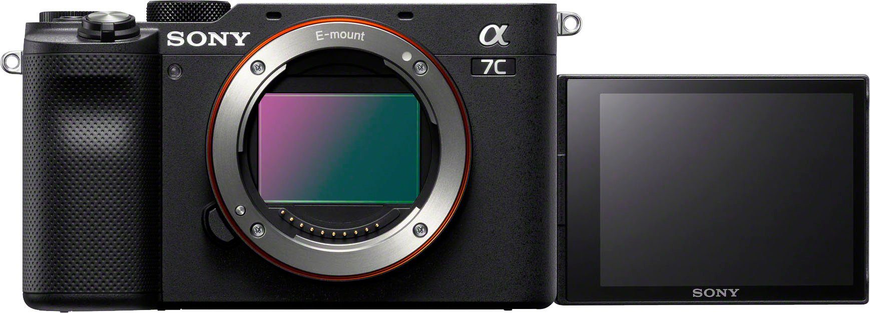 Sony ILCE-7CB A7C Vollformat-Digitalkamera (24,2 MP, 4K Video, 5-Achsen Bildstabilisierung, NFC, Bluetooth, nur Gehäuse)