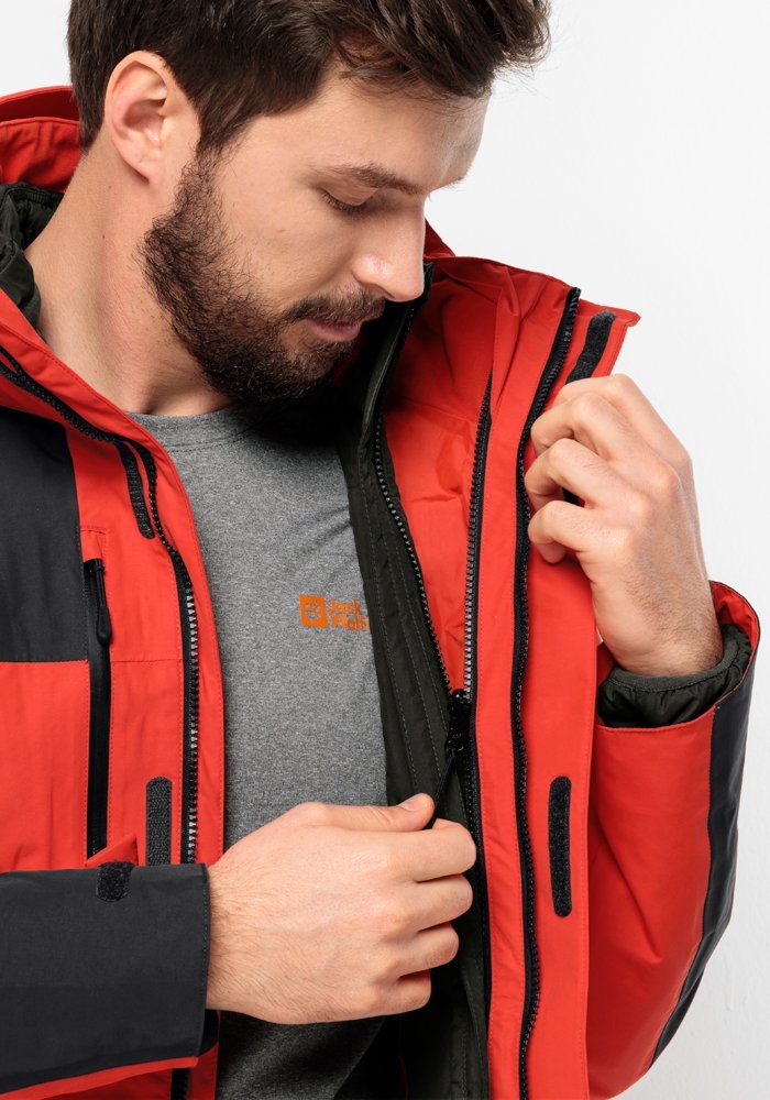 Jack Wolfskin 3-in-1-Funktionsjacke JASPER 3IN1 JKT M (2 teilig)