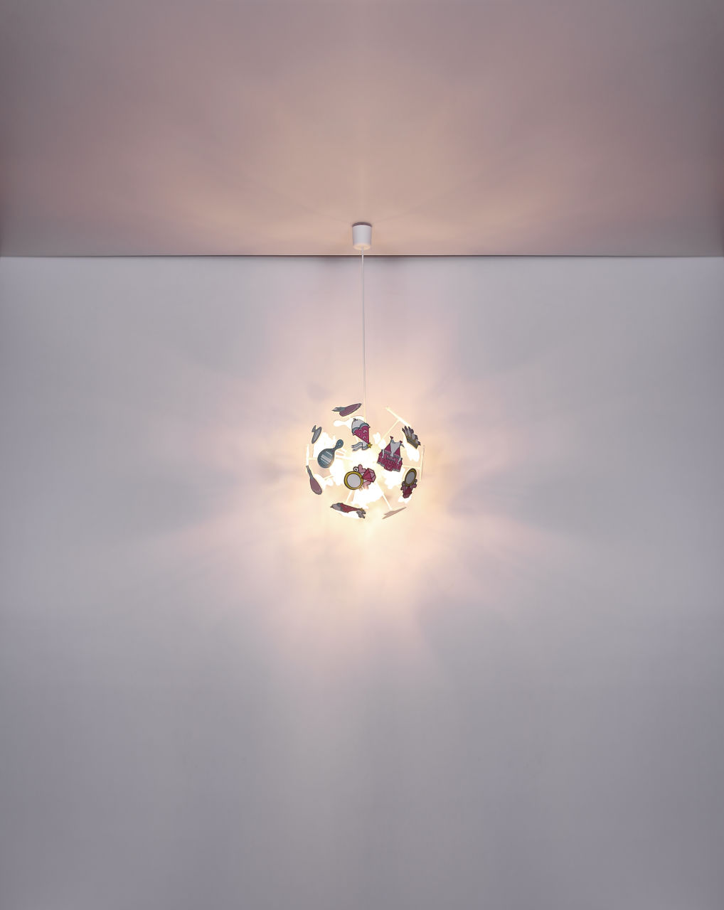 Globo Lighting - LURRA - Hängeleuchte Kunststoff weiß, 4x E14