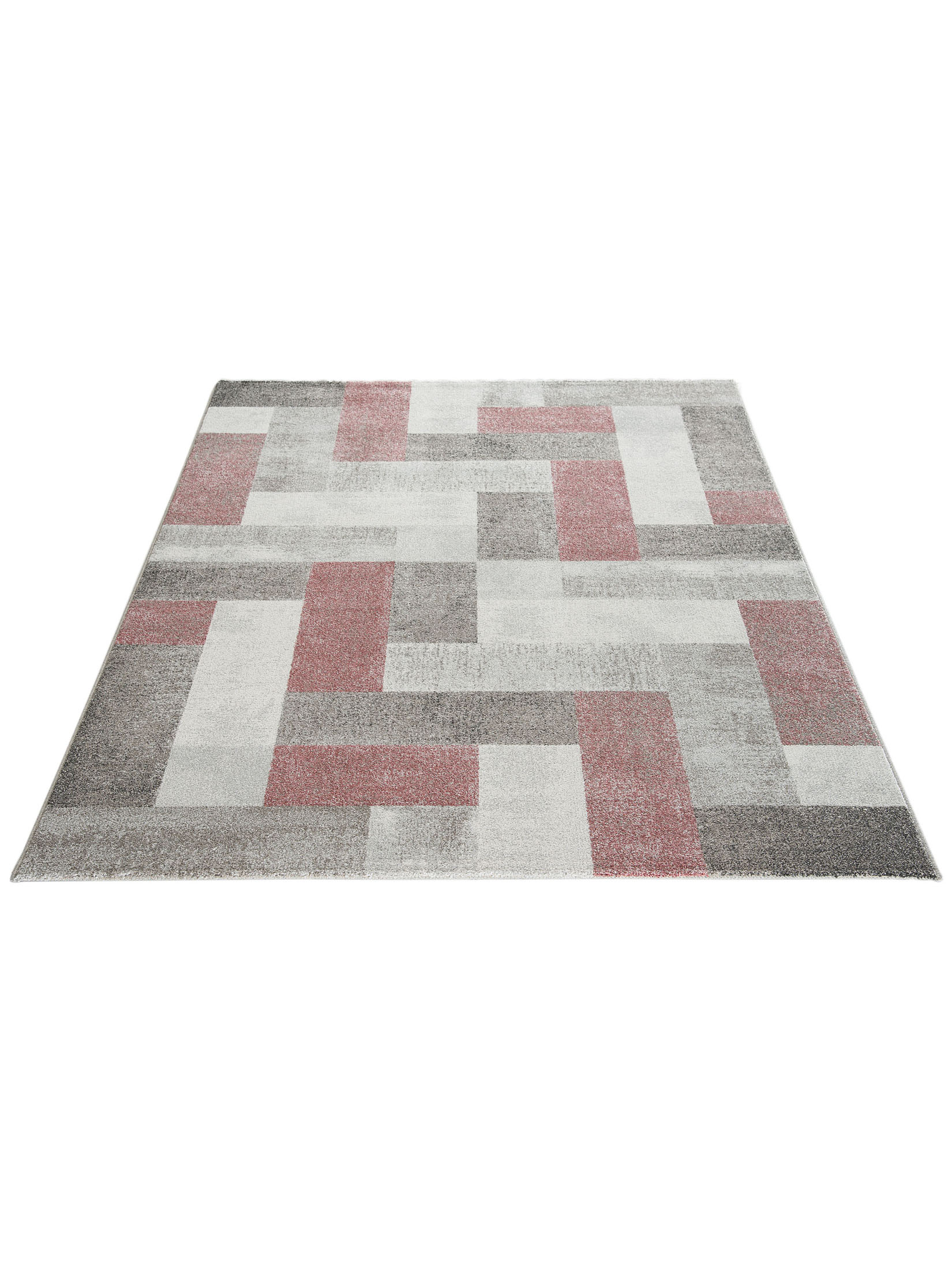 Urban Maze Moderner Teppich, Berry