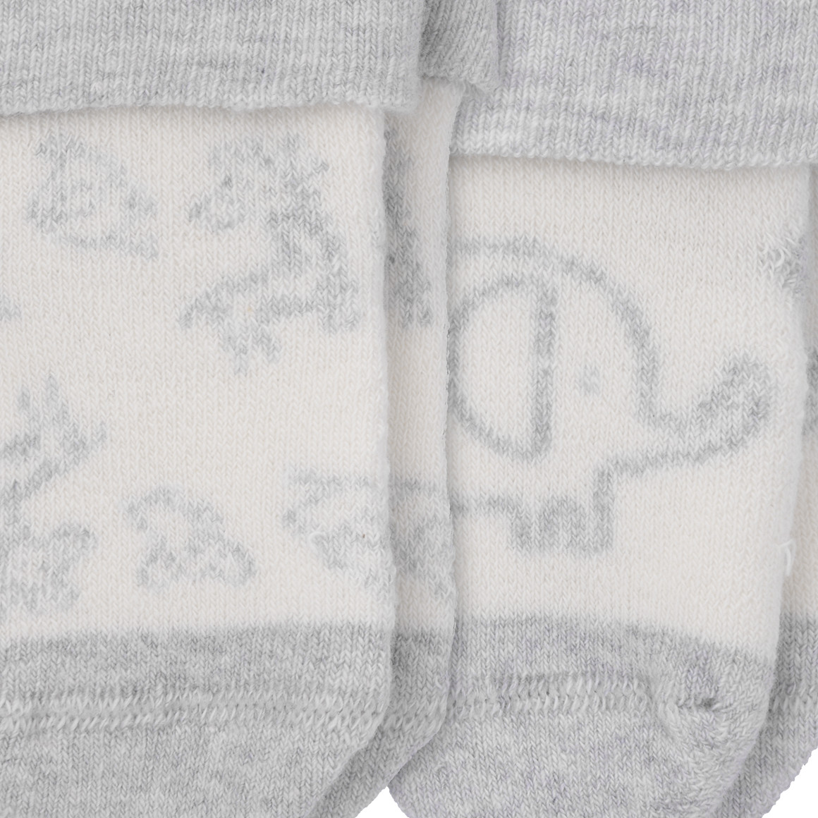 2 Paar Newborn Socken mit Umschlagbund