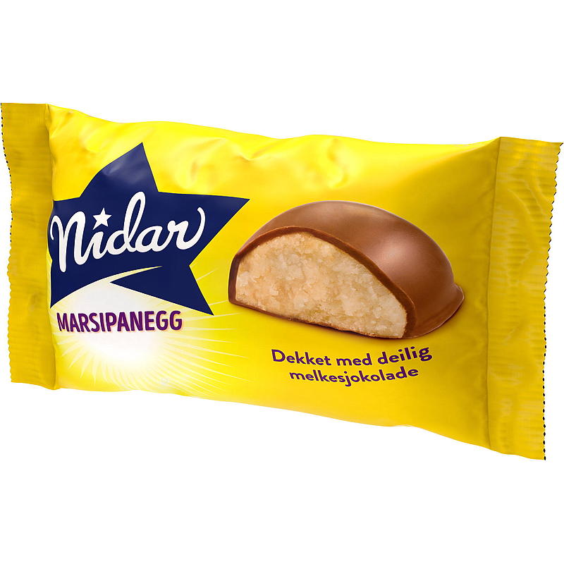 Nidar Marsipanegg 57 g m/sjokolade Nidar