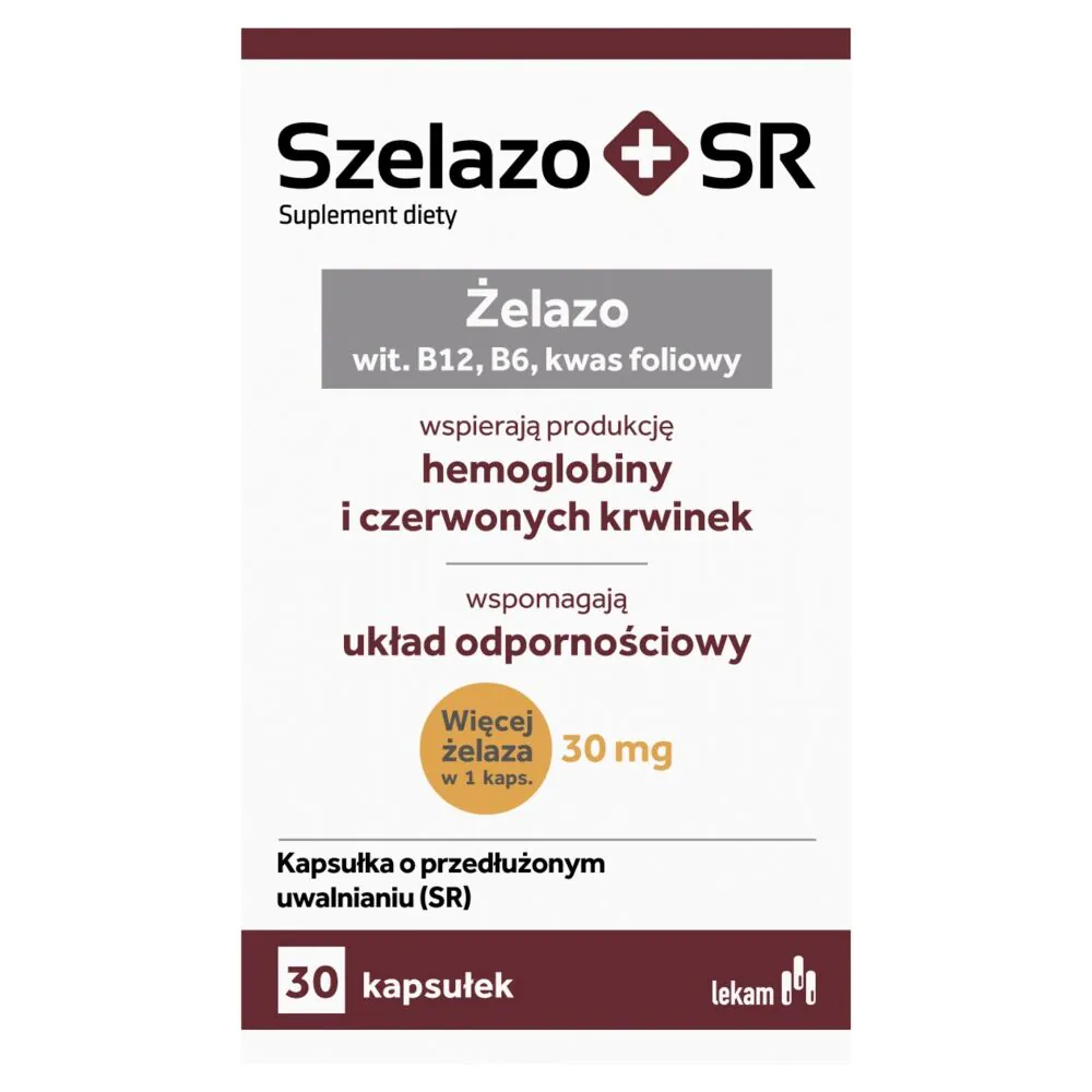 Szelazo+ SR, Dodatak prehrani sa željezom i vitaminima, Kapsule